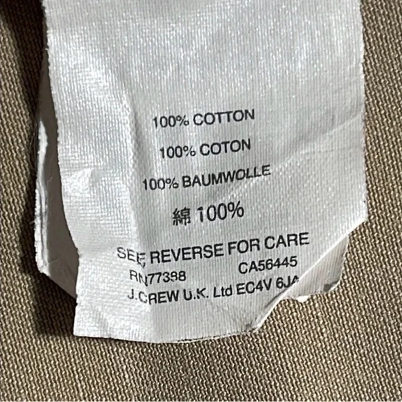 J. Crew Men’s Khaki 5" Inseam Chino Shorts - Size 34 - Picture 11 of 11